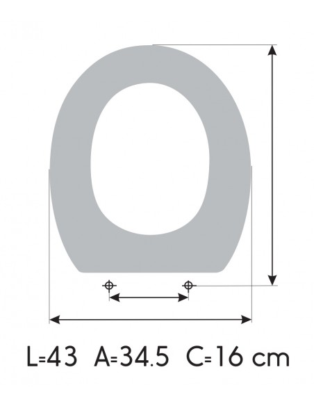 Toilet Seat SANITANA MUNIQUE made to measure