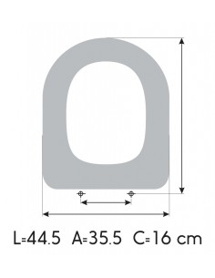 SANITANA REGINA Soft Close Toilet Seat Made to Measure 2