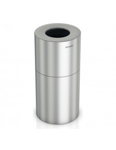 Papelera De Aluminio Satinado 50 L.