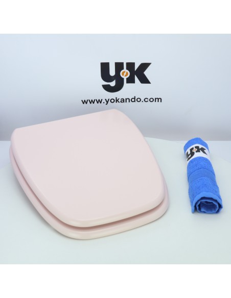 Tapa WC VALADARES CONCORDE Caída Amortiguada Fabricada A Medida ROSA SUSPIRO