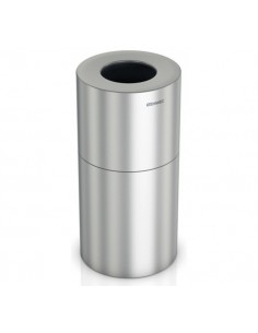 Papelera De Aluminio Satinado 130 L.