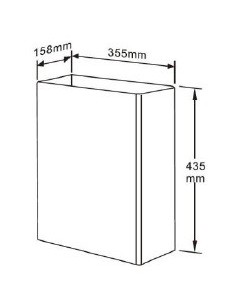 Papelera Mural 23 L. INOX 304 Satinado 2