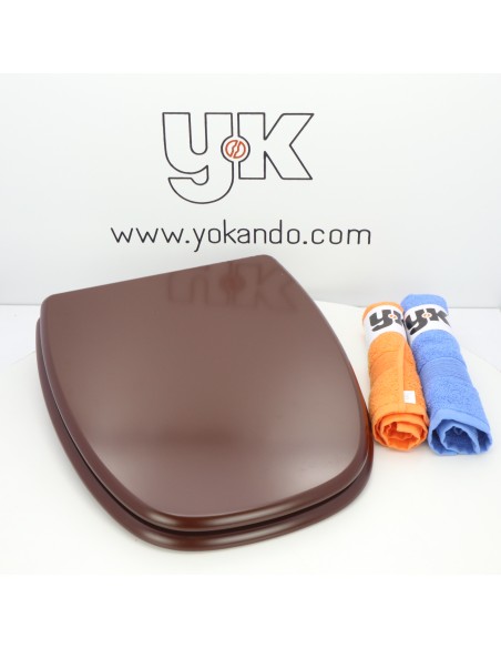 Tapa WC BELLAVISTA ITALICA Fabricada A Medida Caida Amortiguada CHOCOLATE