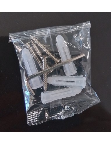 Towelman with steel shelf inox model Arcobaño Hotel