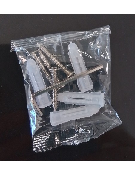 Towelman with steel shelf inox model Arcobaño Hotel