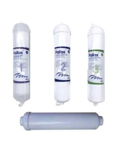 KIT Cartuchos Repuesto Osmosis PALLAS (Sedimento/Gac/Block/Postfiltro) 2