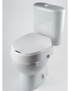 Elevador Wc Recto Con Tapa Blanco