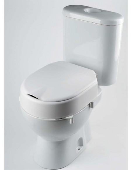 Elevador Wc Recto Con Tapa Blanco