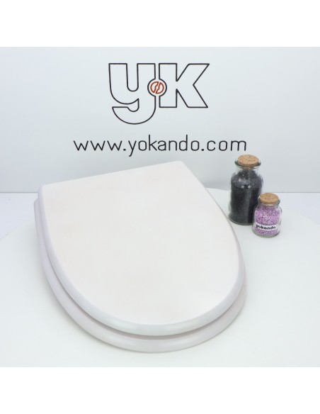 Tapa WC PORCHER VENETO Fabricada A Medida BLANCO RUSTICO