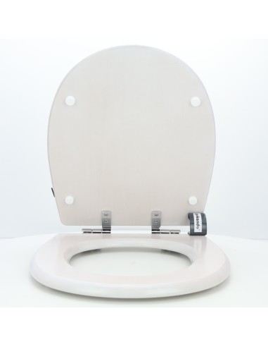 Tapa WC PORCHER VENETO Caída Amortiguada Fabricada A Medida BLANCO RUSTICO