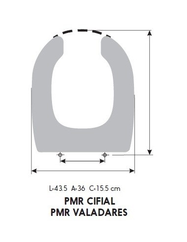 ASIENTO HERRADURA PMR CIFIAL/VALADARES