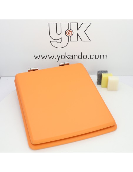 Tapa WC SELLES SHANGA Fabricada A Medida NARANJA