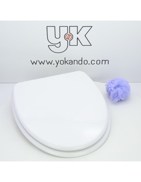 Tapa WC NOKEN PORCELANOSA MILAN Caída Amortiguada Fabricada A Medida BLANCO