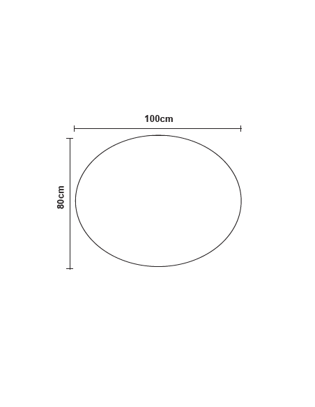 Miroir LED OVAL