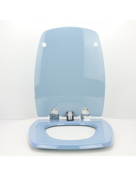 Tapa WC SELLES CHEVERNY Fabricada A Medida AZUL MYOSOTIS JASPEE