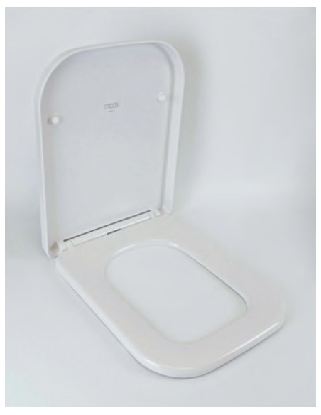 Tapa WC Gala Emma Square Caída Amortiguada Compatible Duroplast