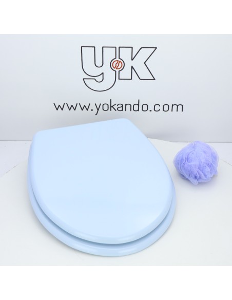 Tapa WC JACOB DELAFON ATILA Caída Amortiguada Fabricada A Medida AZUL BOREAL