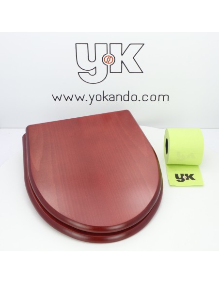 Tapa WC VILLEROY BOCH TARGA Caída Amortiguada Fabricada A Medida CAOBA