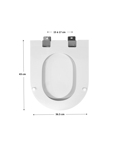 Tapa WC ALLIA COURREGE