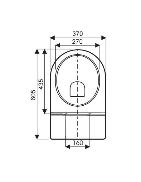 Tapa WC ALLIA COURREGE