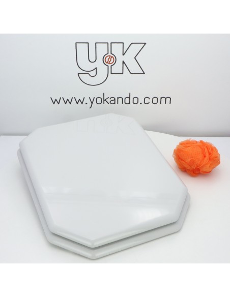 Tapa WC DURAVIT 1930 OCTOGONAL Caída Amortiguada Fabricada A Medida GRIS