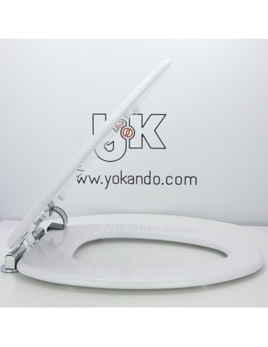 Tapa WC JACOB DELAFON PORTRAIT Caída Amortiguada Fabricada A Medida BLANCO