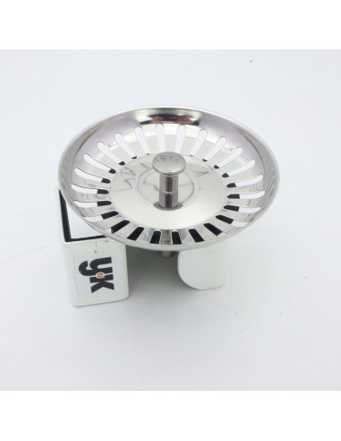 Tampão de metal adaptável para lavatório