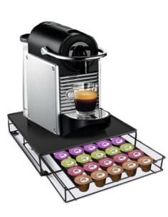 Suporte de cápsulas metálico Nespresso © 32 PCs.