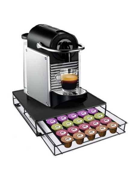 Suporte de cápsulas metálico Nespresso © 32 PCs.