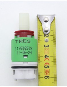 Spare single-lever faucet cartridge Ref.: 9130190 TRES 2