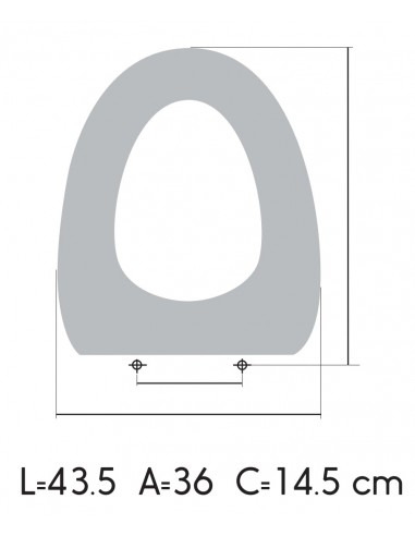 Abattant WC BATHCO IBIZA ETOOS