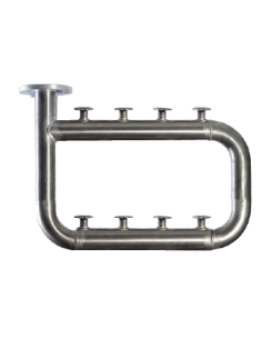 Galvanized Steel Meter Bank Top Water Inlet