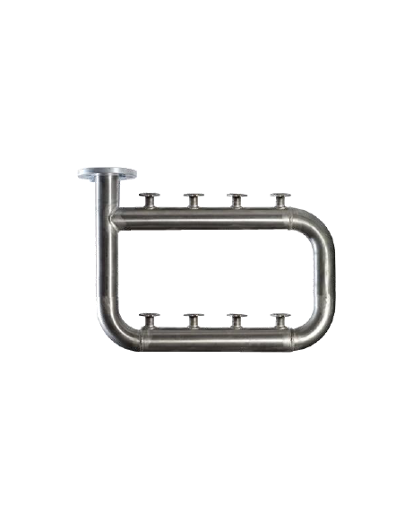 Galvanized Steel Meter Bank Top Water Inlet