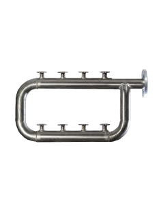 Galvanized Steel Meter Bank Side Water Inlet