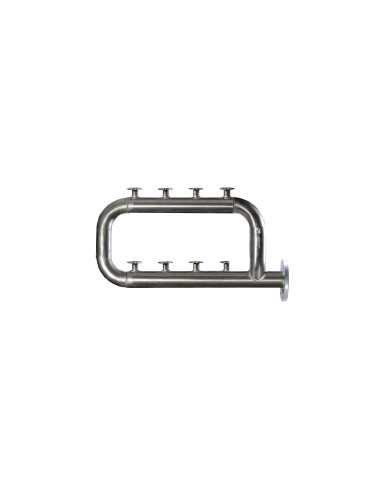 Galvanized Steel Meter Bank Side Water Inlet