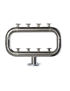 Galvanized Steel Meter Bank Central Water Inlet