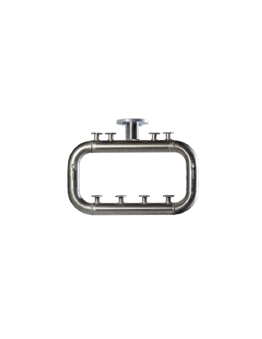 Galvanized Steel Meter Bank Central Water Inlet