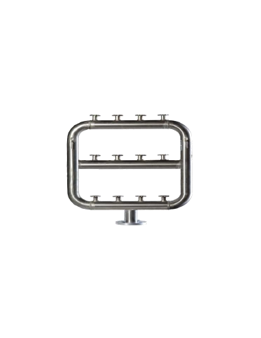 Galvanized Steel Meter Bank Central Water Inlet