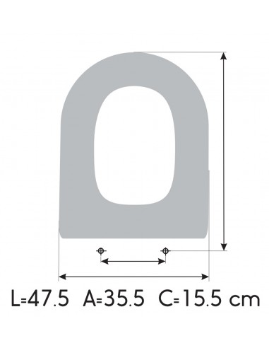 Toilet Seat CESAME SINTESIS