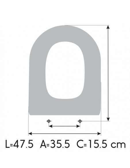 Toilet Seat CESAME SINTESIS