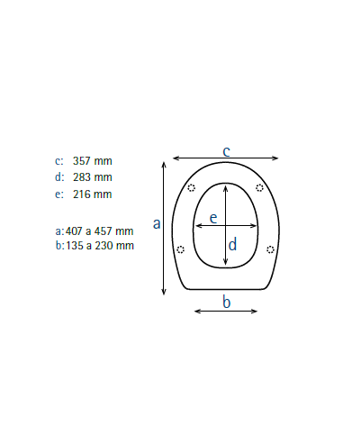 ALLIA BASTIA Toilet Seat Soft Close Made to Measure