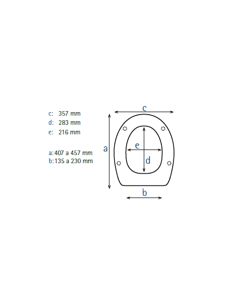 ALLIA BASTIA Toilet Seat Soft Close Made to Measure
