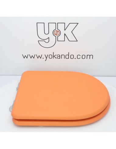 Tapa WC Universal RESIWOOD Modelo SAMBA color NARANJA