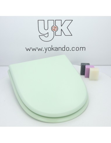 Tapa WC JACOB DELAFON ANTARES Caida Amortiguada Fabricada A Medida VERDE SUSPIRO