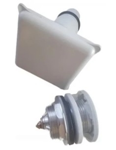 Desagüe con rebosadero y pulsador blanco ORIGINAL JACOB DELAFON