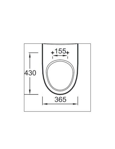 Odéon Up / Reach Asiento des prog Blanco ORIGINAL JACOB DELAFON