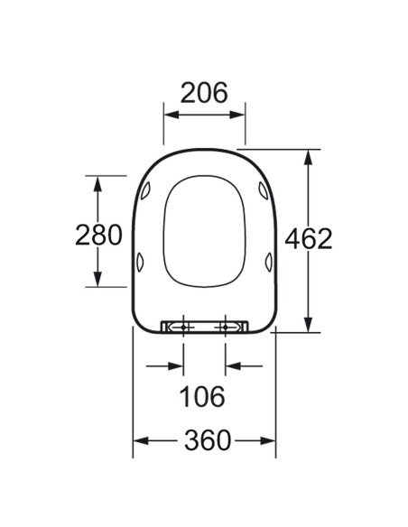 Asiento slim SCQR Modern Life Bl ORIGINAL JACOB DELAFON
