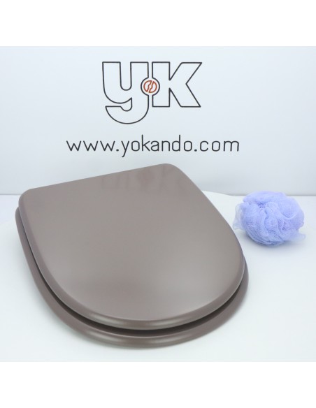 Tapa WC SANGRÁ BAHÍA Caída Amortiguada Fabricada A Medida MARRON BALI