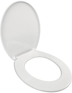 Asiento Brive c. tapa y bis.metal Blanco ORIGINAL JACOB DELAFON 2