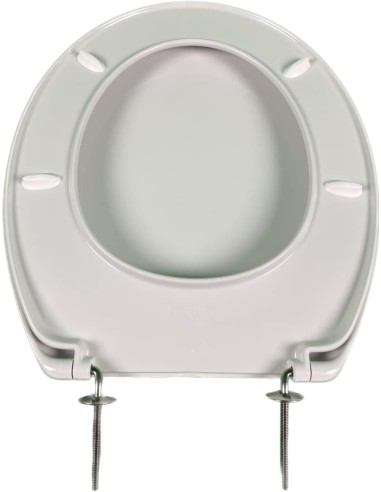 Asiento Brive c. tapa y bis.metal Blanco ORIGINAL JACOB DELAFON